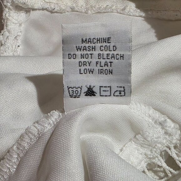 Mele E Pere Womens Lace Bustier Crop Top Large Open Boho Hippie Puff Coquette - Picture 6 of 8